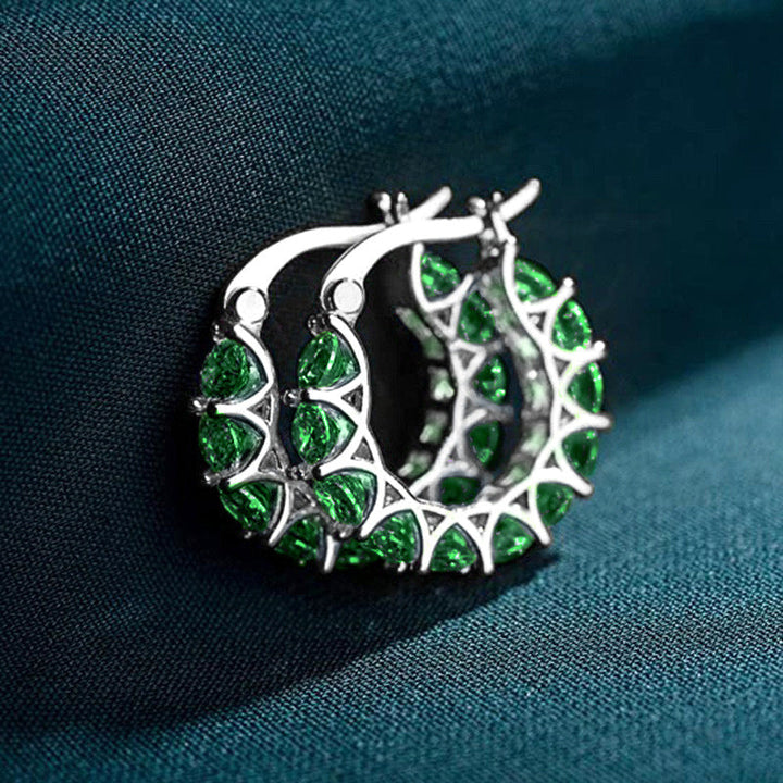 Elegante oorbellen van wit goud met verfijnd ontwerp
