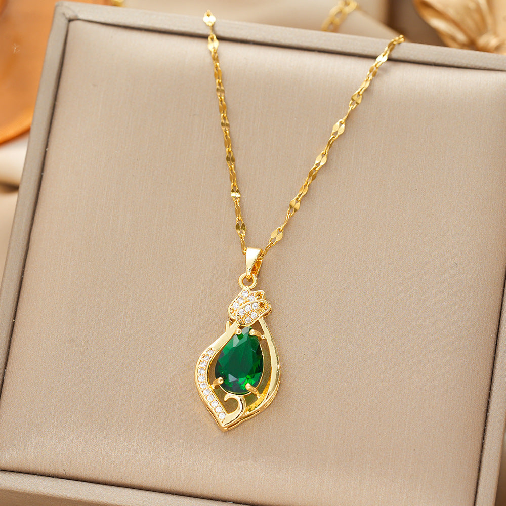 Elegante gouden ketting met verfijnde details
