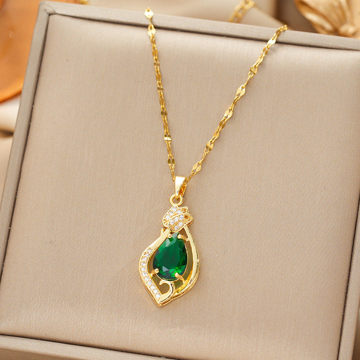 Elegante gouden ketting met verfijnde details