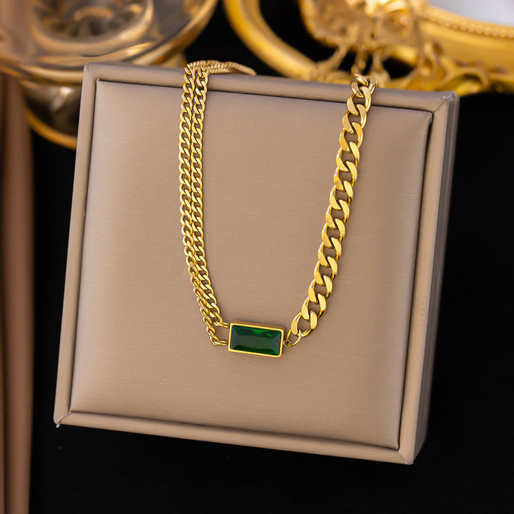 Zachte gouden ketting met een verfijnd hartje