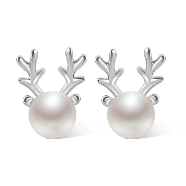 Hert Parels Stud Oorbellen