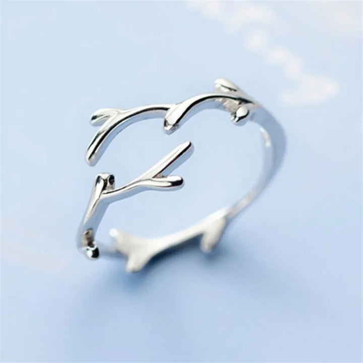Sterling Zilveren Tak Ring