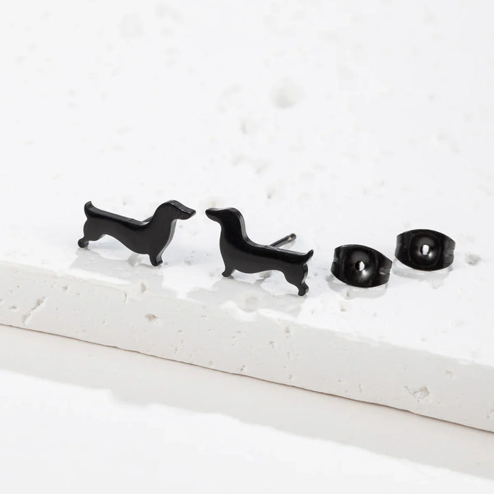 Dachshund Stud Oorbellen