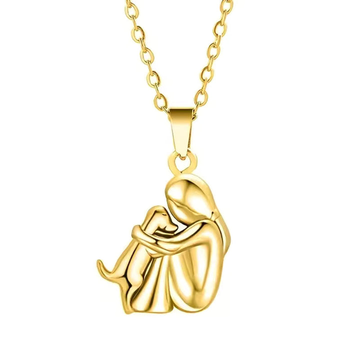 Elegante gouden ketting met een subtiele parel
