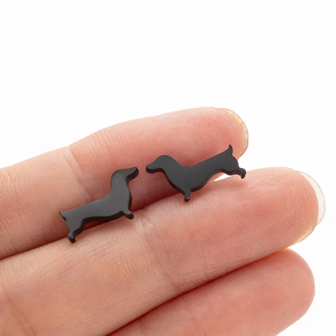 Dachshund Stud Oorbellen