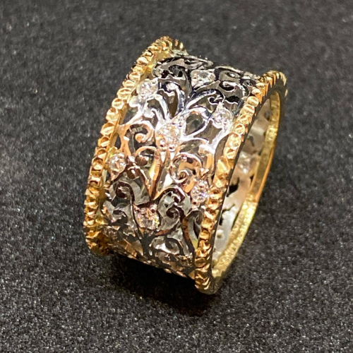 Mika - Vintage Zirkonia Ring