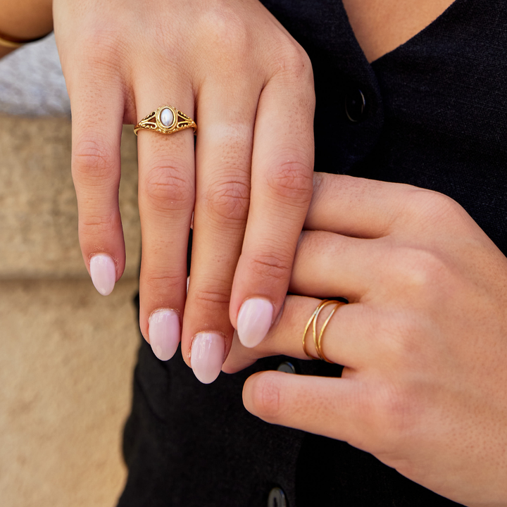 Oneindige Lijn - Gouden Ring
