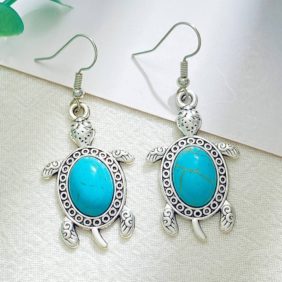 Turquoise Schildpad Sieradenset