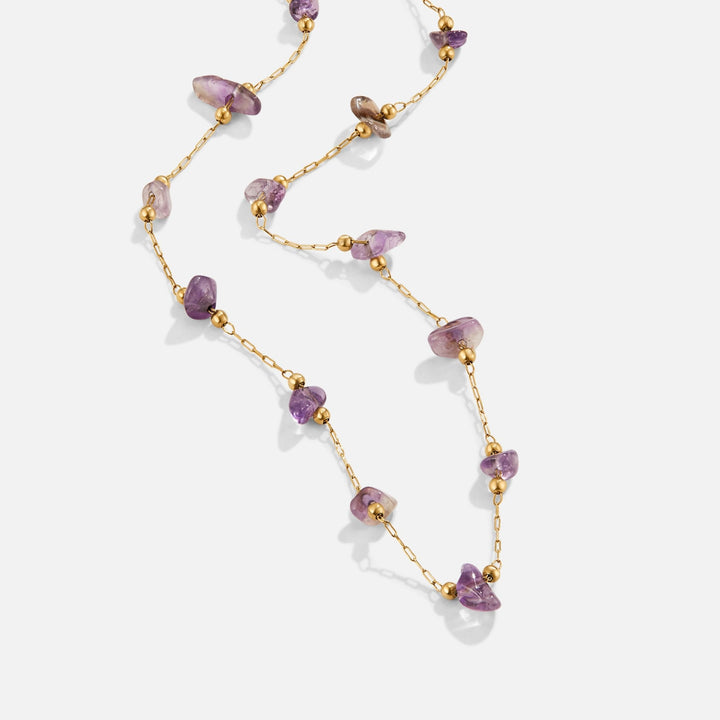 Amethist Kristal Kralen Ketting