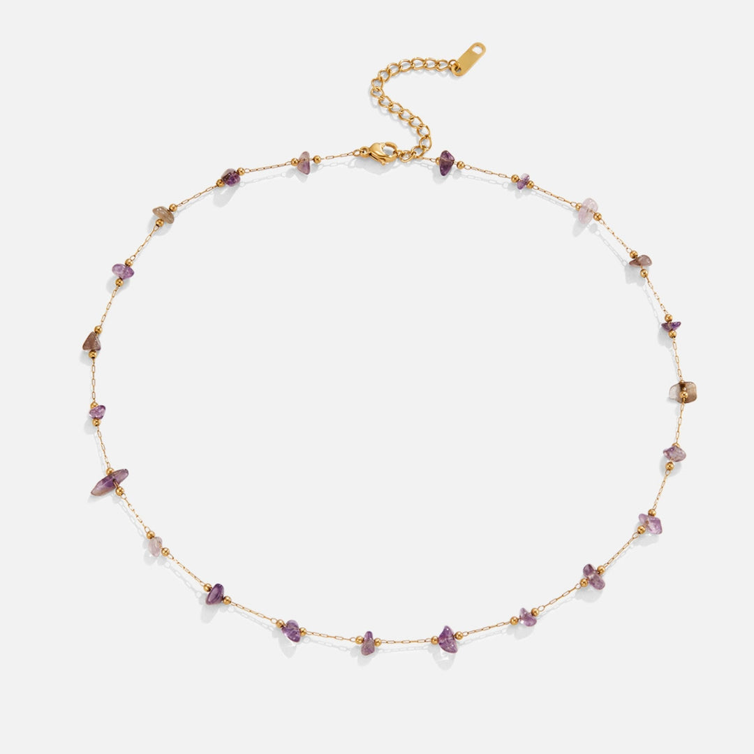 Amethist Kristal Kralen Ketting
