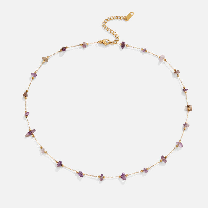 Amethist Kristal Kralen Ketting