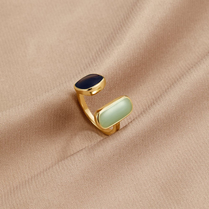 Aquamarijn Wrap Ring