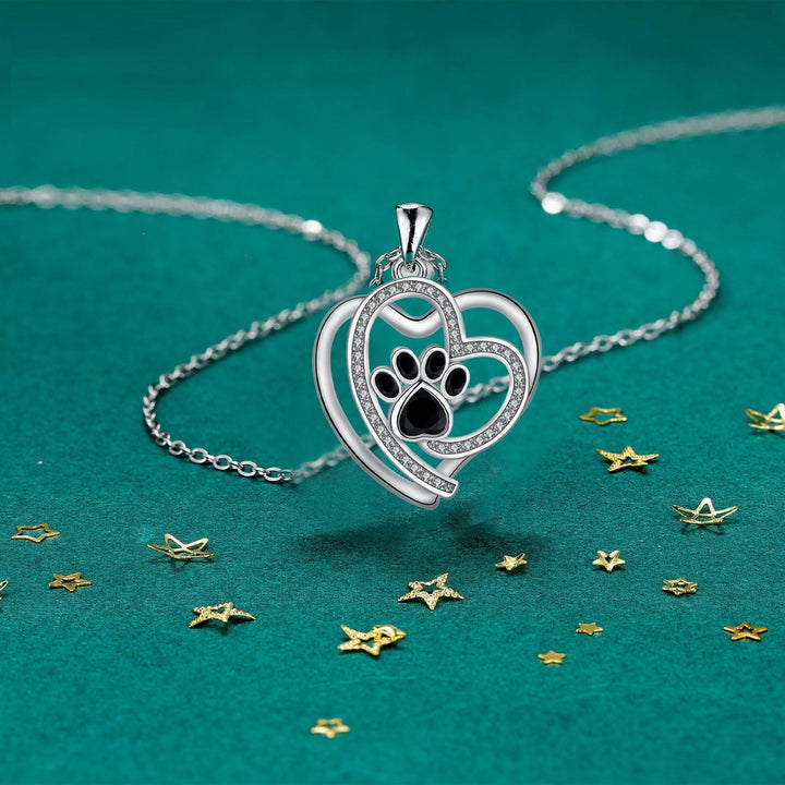 Schattige Pootafdruk Clavicle Ketting