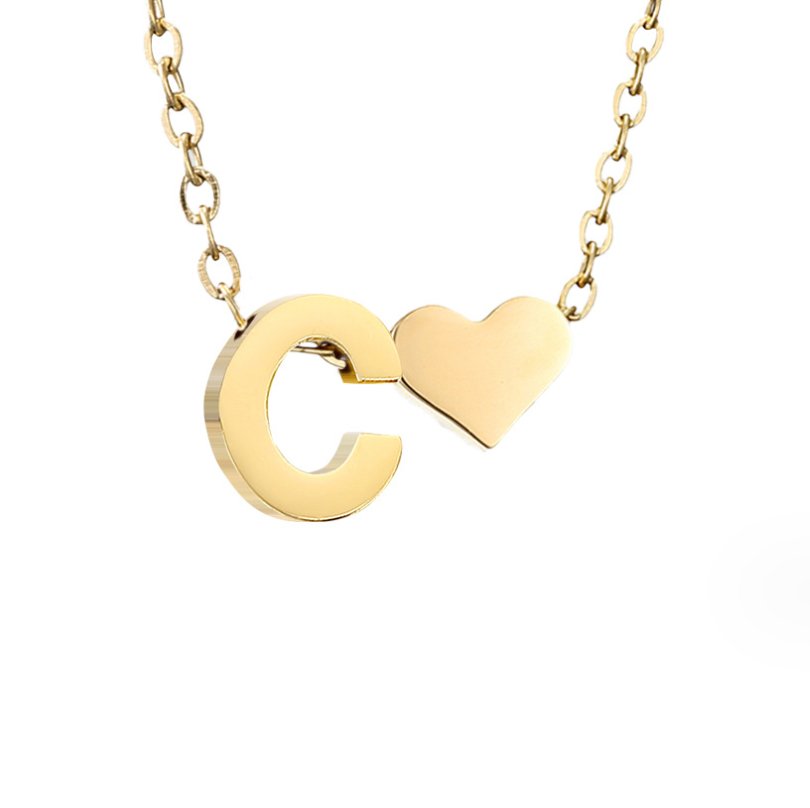 Eeuwige Liefde & Brief Gouden Ketting