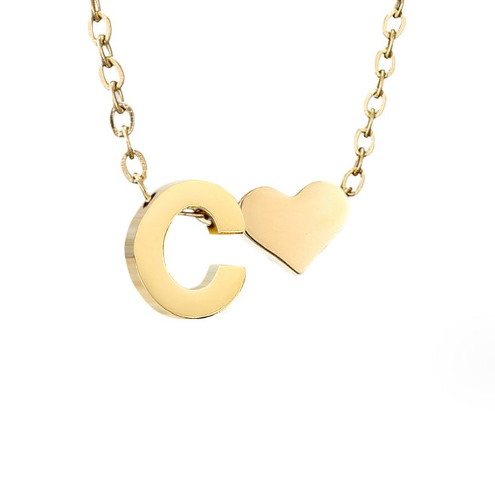 Eeuwige Liefde & Brief Gouden Ketting