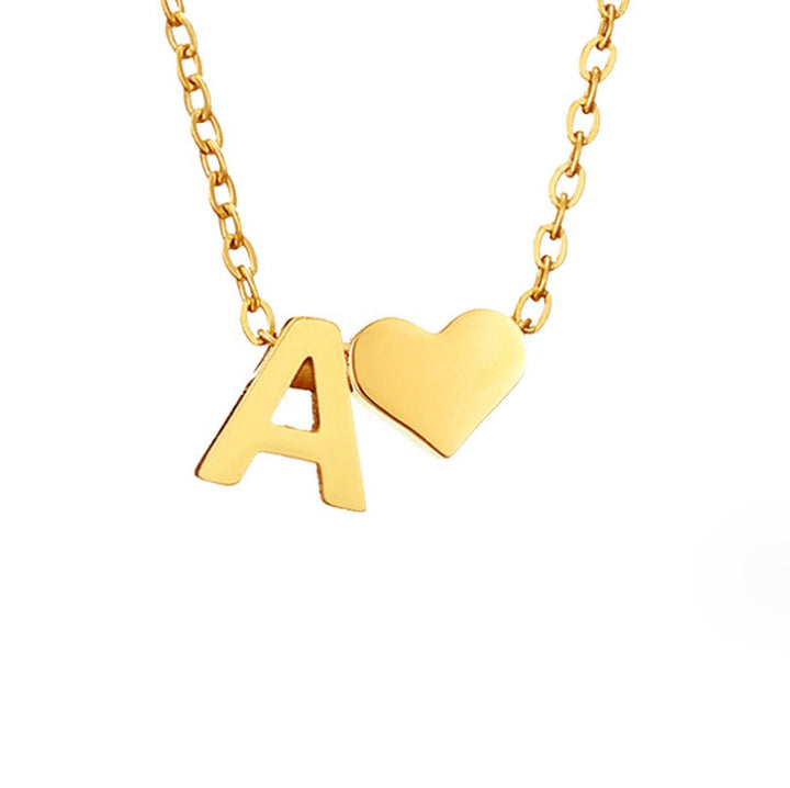 Eeuwige Liefde & Brief Gouden Ketting