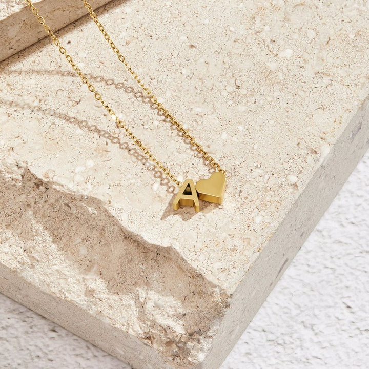 Eeuwige Liefde & Brief Gouden Ketting