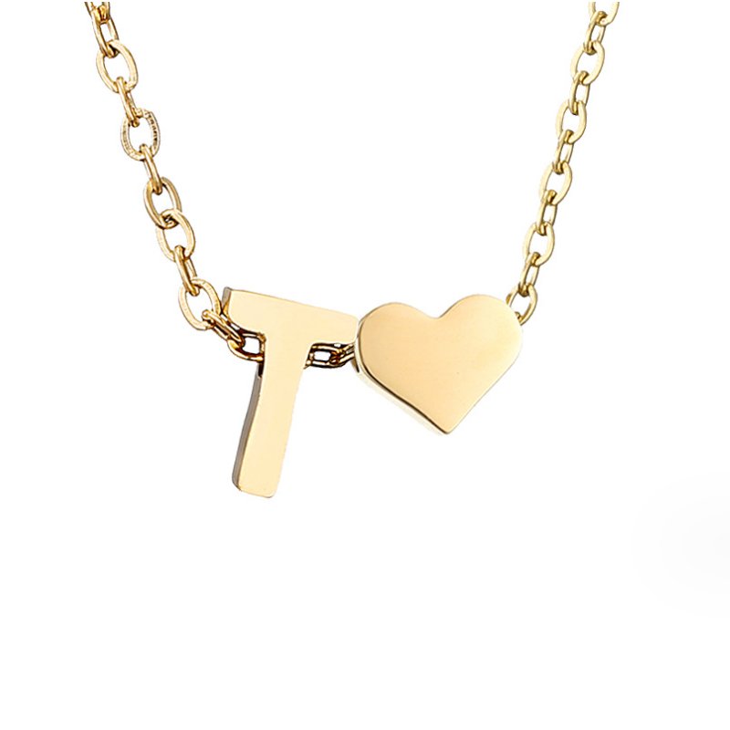 Eeuwige Liefde & Brief Gouden Ketting