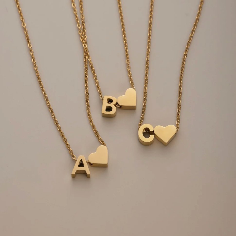 Eeuwige Liefde & Brief Gouden Ketting