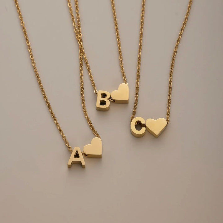 Eeuwige Liefde & Brief Gouden Ketting