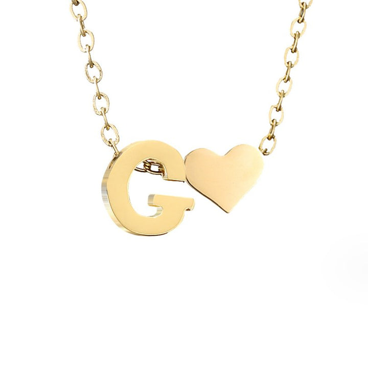Eeuwige Liefde & Brief Gouden Ketting