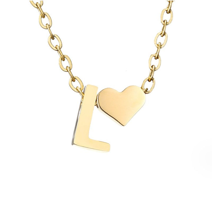 Eeuwige Liefde & Brief Gouden Ketting