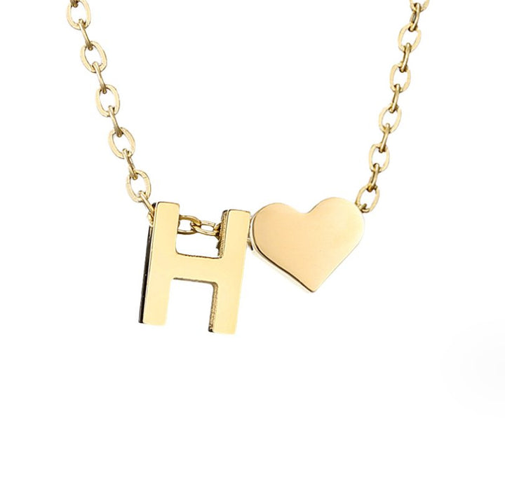 Eeuwige Liefde & Brief Gouden Ketting