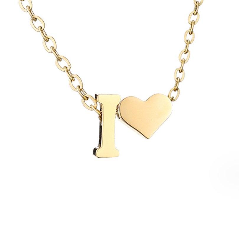 Eeuwige Liefde & Brief Gouden Ketting