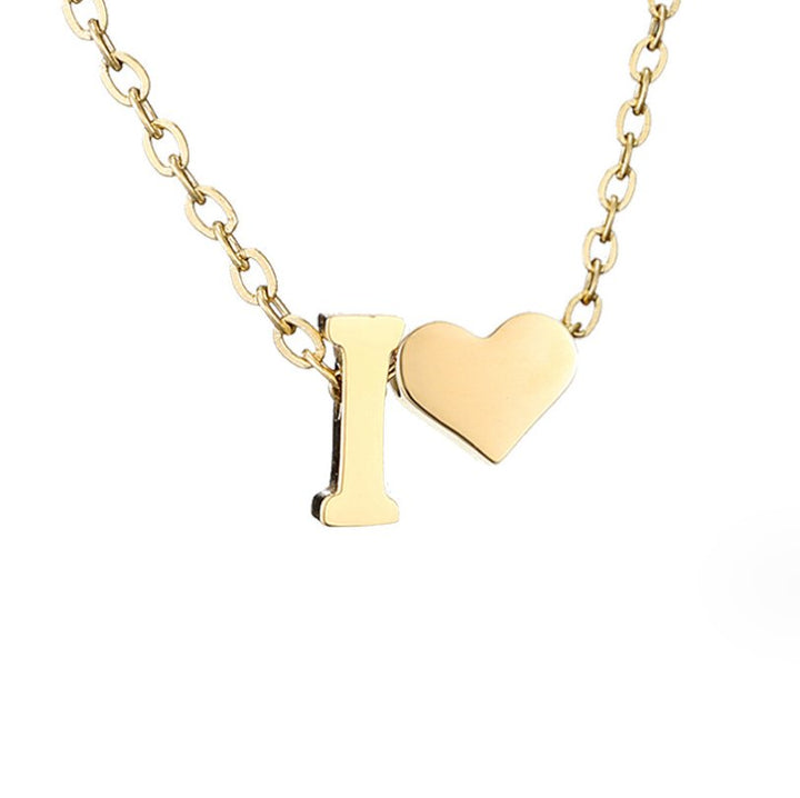 Eeuwige Liefde & Brief Gouden Ketting