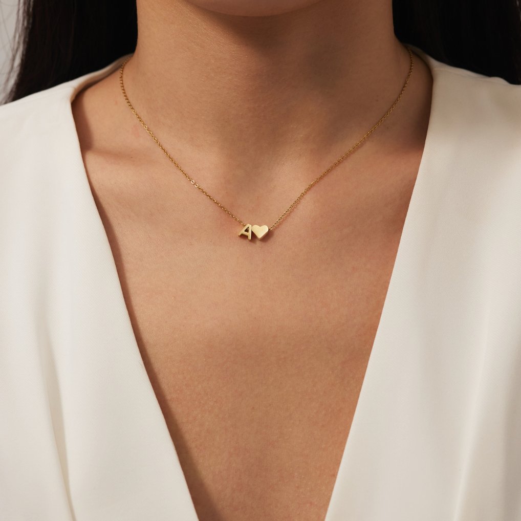 Eeuwige Liefde & Brief Gouden Ketting