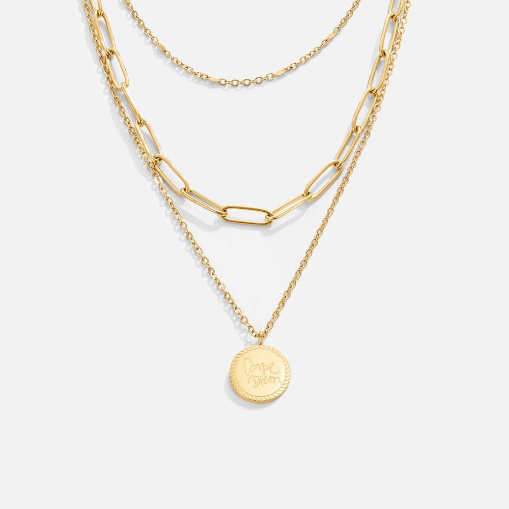 Geya Coin Gelaagde Ketting