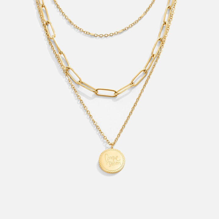 Geya Coin Gelaagde Ketting