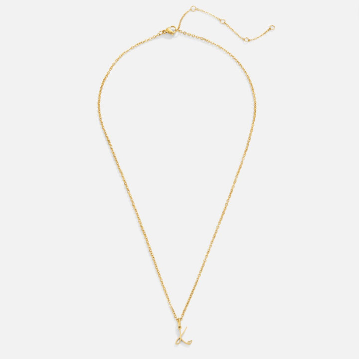 Gouden Letter Hart Ketting.