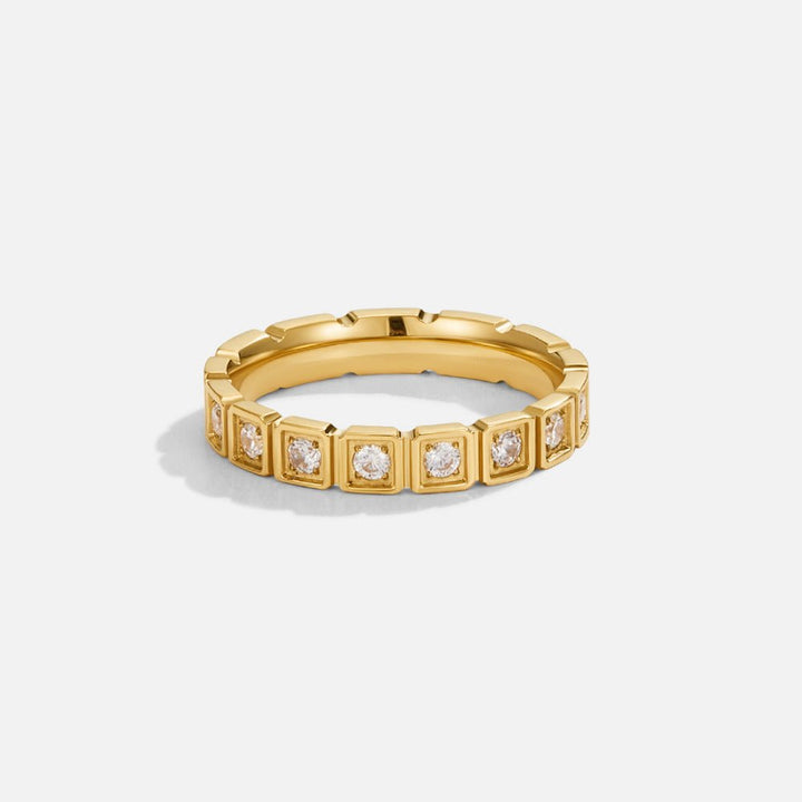 Hera Gouden Kristallen Ring