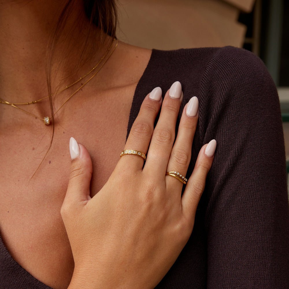 Hera Gouden Kristallen Ring