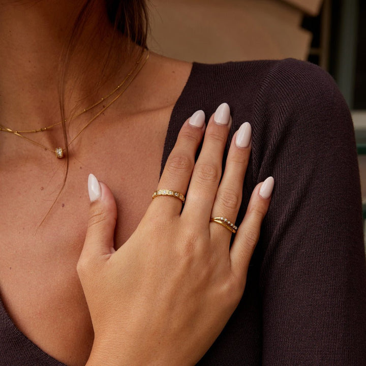 Hera Gouden Kristallen Ring