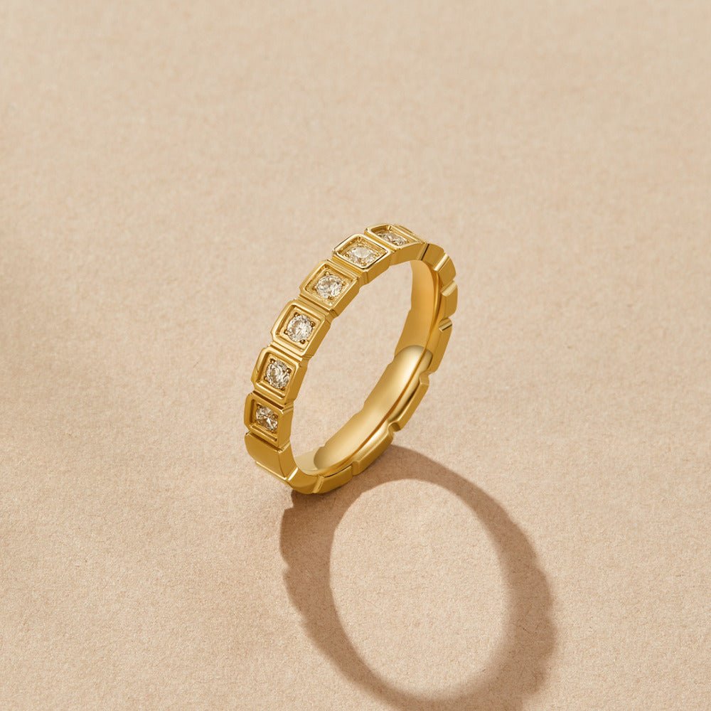 Hera Gouden Kristallen Ring