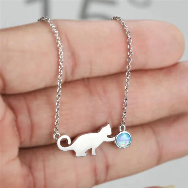Vintage Kitty Ketting