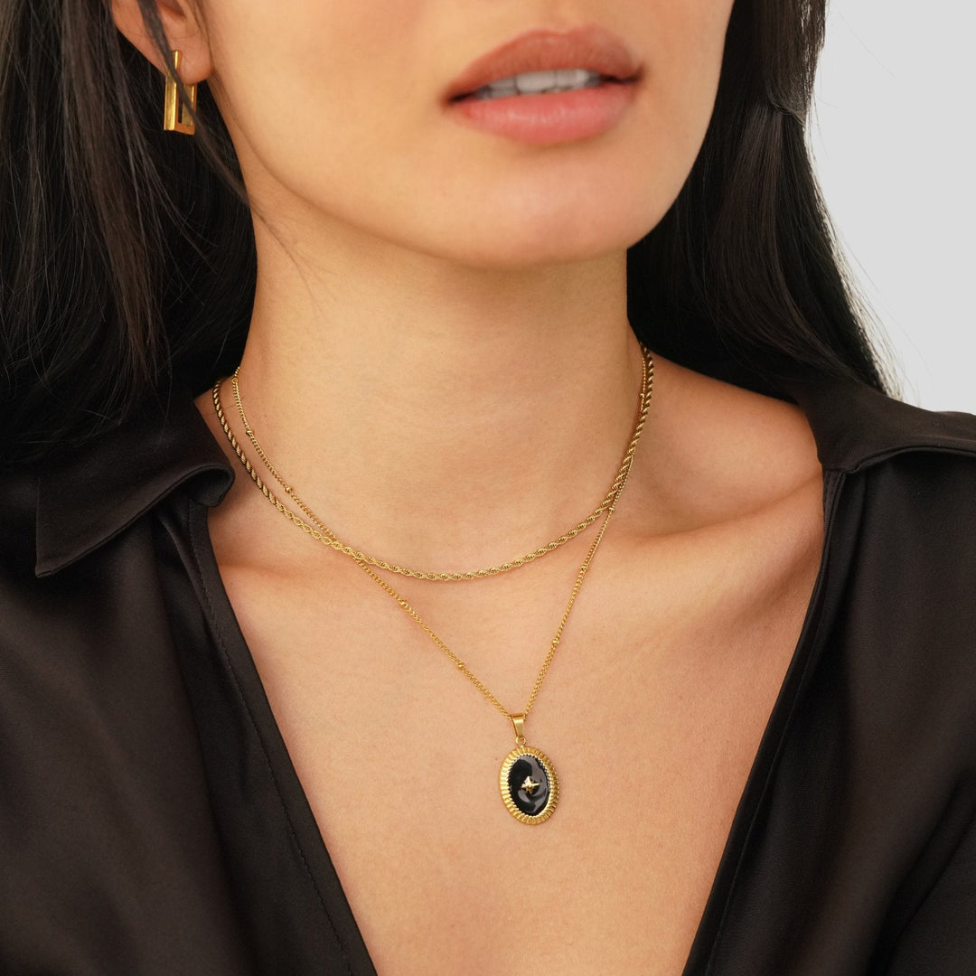 Midnight Star Onyx Ketting