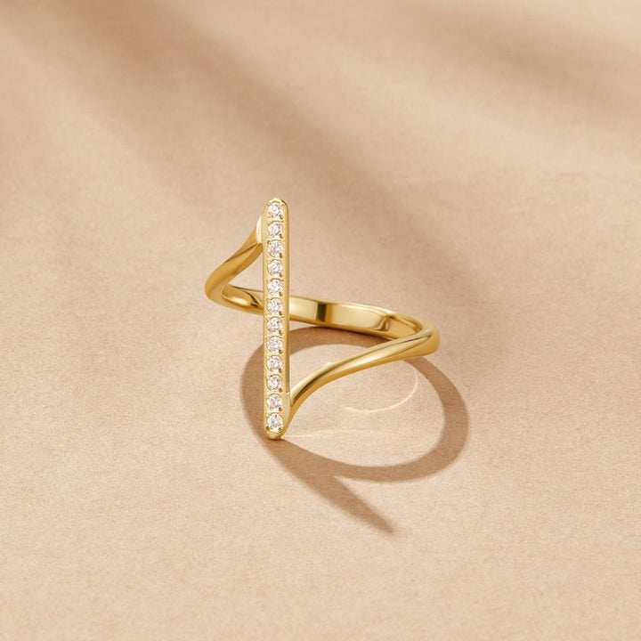 Mila Gedraaide Gouden Ring