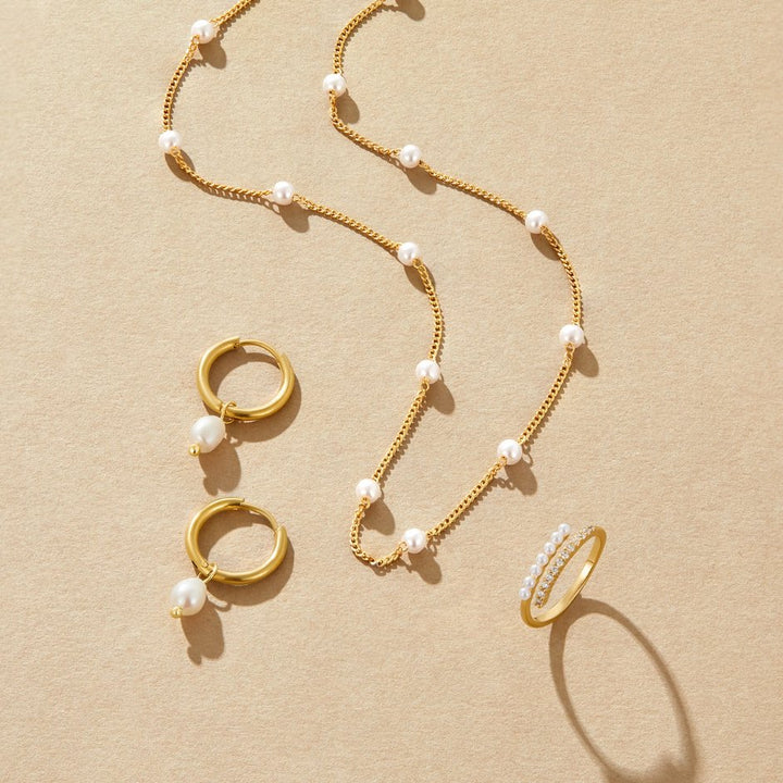 Nura Pearl 18K Gouden Ketting