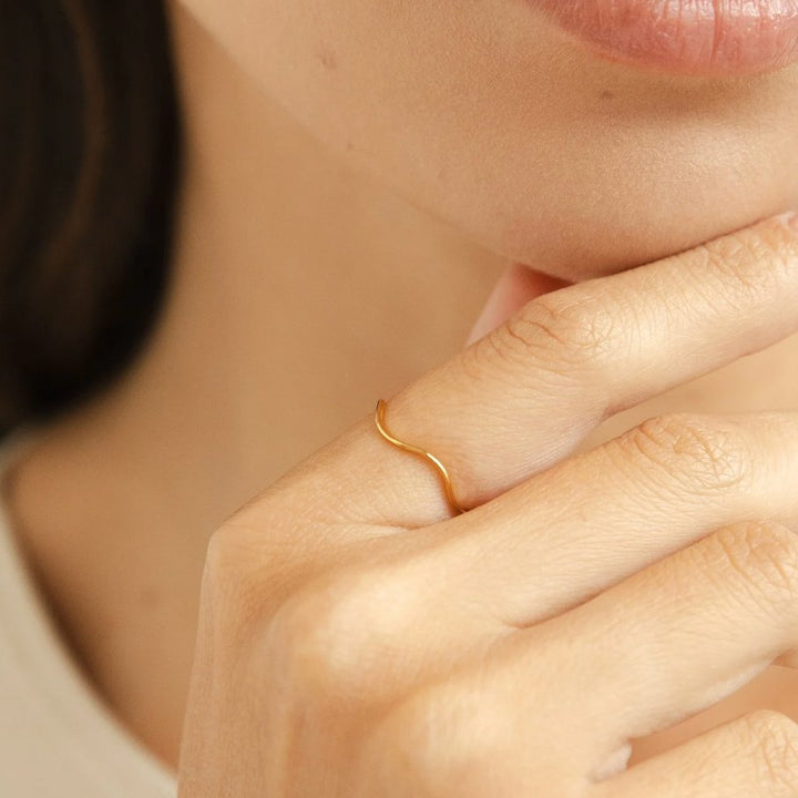 Tina Gouden Stapelring