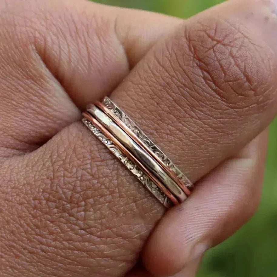 Elegante zilveren ring met verfijnde details